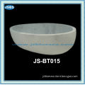 Antique Round Natural White Stone Bowl Bathtub For Sale